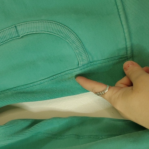 Lululemon Special Edition Scuba Hoodie Big Back Pocket Size 6 Mint - Picture 4 of 13